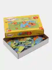 Пазл "Три кота", 35 элементов, развивающая игрушка-пазл