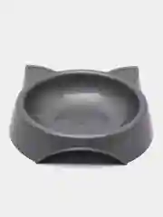 Серый миска для кошек
