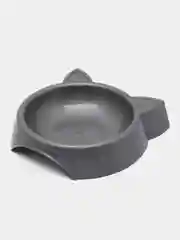 Серый миска для кошек
