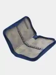 Синий пенал школьный аниме, 1 секция, 115 х 205 х 30 мм