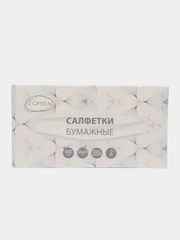 Салфетки бумажные, универсальные, в коробке, 2-слойные, 100 штук