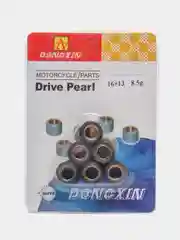 Ролики вариатора скутера 4T 139QMB, Хонда Dio, 6 шт, 8.5 гр, 16 х 13 мм