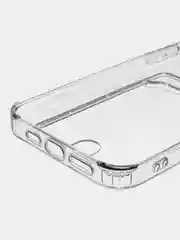 Прозрачный чехол для iPhone 11, 12, 13, 14, силиконовый для смартфона, с картхолдер, карман для карты