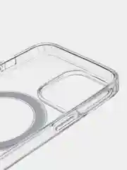 Прозрачный чехол iPhone 12, 13, 14 Magsafe силиконовый, прозрачный, для смартфона Apple