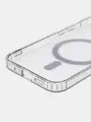 Прозрачный чехол iPhone 12, 13, 14 Magsafe силиконовый, прозрачный, для смартфона Apple