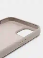 Бежевый меланж чехол для iPhone 12, 13, 14 MINI PRO MAX PLUS силиконовый с логотипом, для смартфона Apple