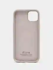 Бежевый меланж чехол для iPhone 12, 13, 14 MINI PRO MAX PLUS силиконовый с логотипом, для смартфона Apple