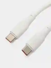 Белый кабель зарядный Hoco X93 Type-C/Type-C (60W/100W/240W), PD 20W, для Android и iMac