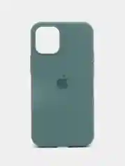 Лесной зеленый чехол для iPhone 12, 13, 14 MINI PRO MAX PLUS силиконовый с логотипом, для смартфона Apple