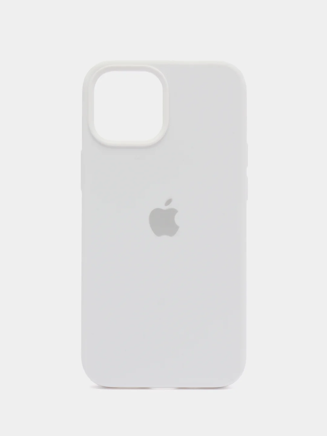 Белый чехол для iPhone 12, 13, 14 MINI PRO MAX PLUS силиконовый с логотипом, для смартфона Apple