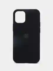 Черный чехол для iPhone 12, 13, 14 MINI PRO MAX PLUS силиконовый с логотипом, для смартфона Apple