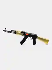 Бронзовый набор полицейского: автомат, пистолет, наручники, часы, значок