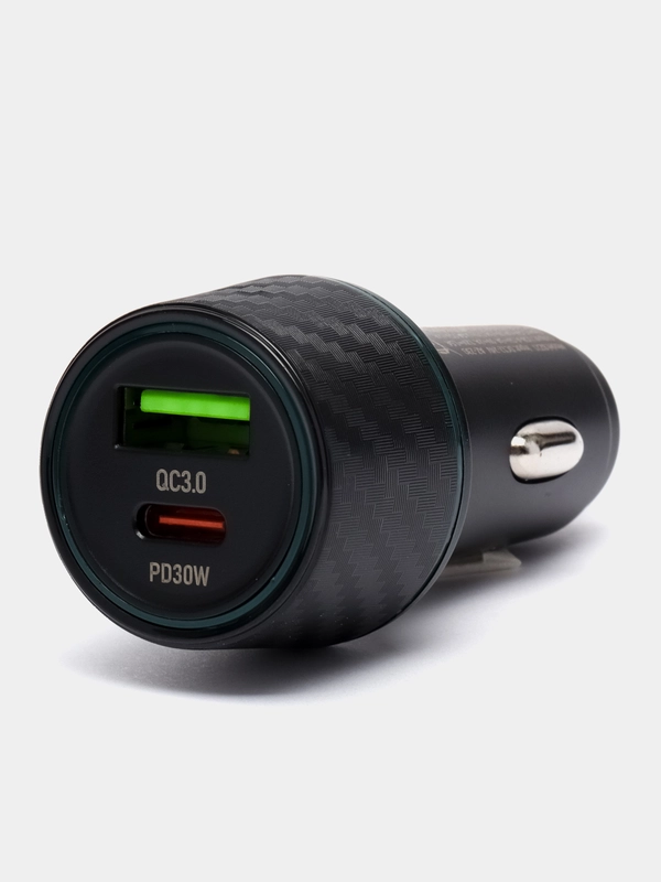 Автомобильное зарядное устройство Borofone BZ21, PD30W, QC 3.0, 2 USB