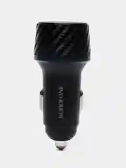 Черный автомобильное зарядное устройство Borofone BZ21, PD30W, QC 3.0, 2 USB