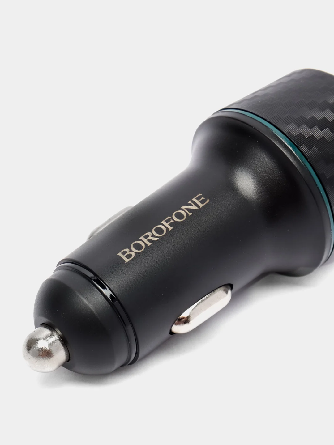 Черный автомобильное зарядное устройство Borofone BZ21, PD30W, QC 3.0, 2 USB