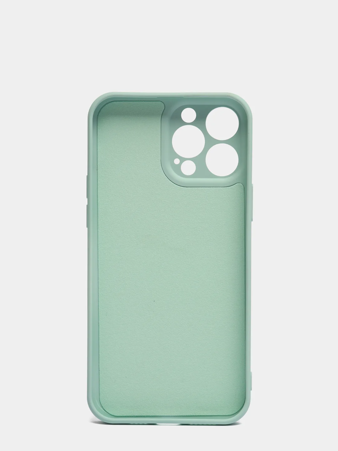 Бежевый силиконовый чехол с шёлковым покрытием для iPhone 13 Mini, 13 Pro Max