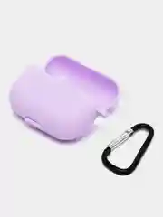 Бежевый силиконовый чехол для наушников Apple Airpods Pro