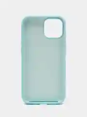 Бирюзовый чехол для iPhone 12, 13, 14 MINI PRO MAX PLUS силиконовый с логотипом, для смартфона Apple