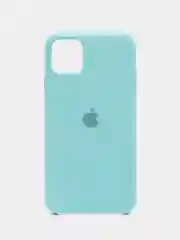 Бирюзовый чехол для iPhone 11, 11 Pro, 11 Pro Max, силиконовый. с логотипом, для смартфона
