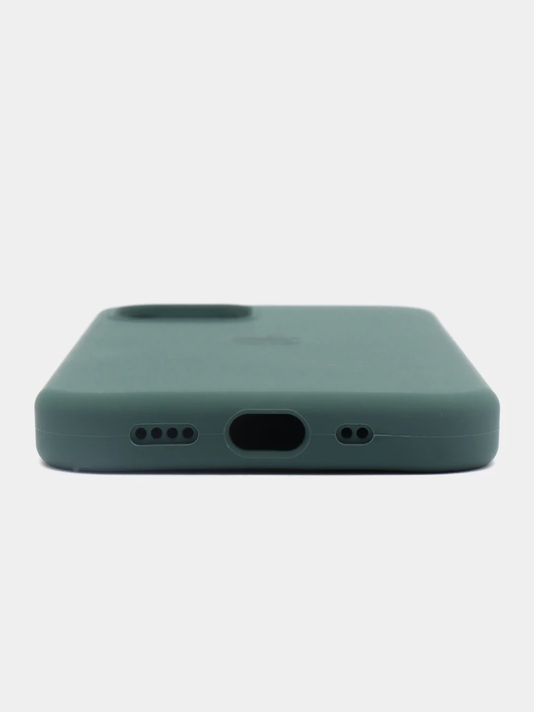 Лесной зеленый чехол для iPhone 12, 13, 14 MINI PRO MAX PLUS силиконовый с логотипом, для смартфона Apple