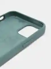 Лесной зеленый чехол для iPhone 12, 13, 14 MINI PRO MAX PLUS силиконовый с логотипом, для смартфона Apple