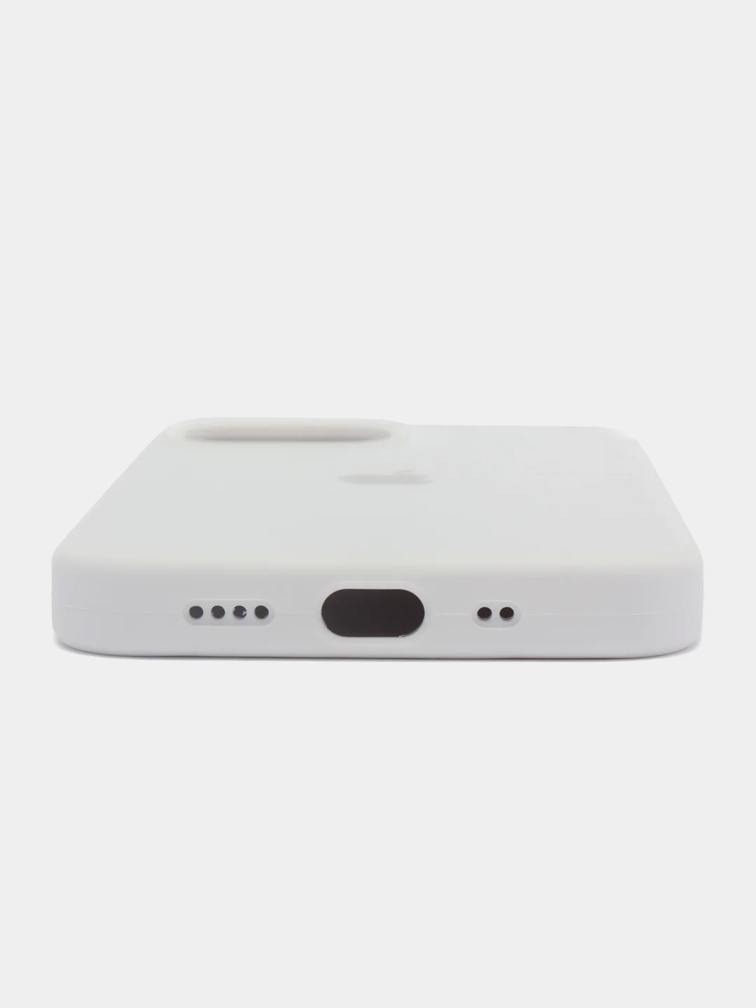 Белый чехол для iPhone 12, 13, 14 MINI PRO MAX PLUS силиконовый с логотипом, для смартфона Apple