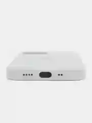 Белый чехол для iPhone 12, 13, 14 MINI PRO MAX PLUS силиконовый с логотипом, для смартфона Apple