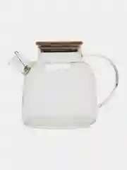 Заварочный чайник, с бамбуковой крышкой, стеклянный, разные объемы