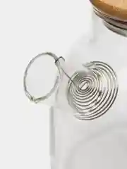 Заварочный чайник, с бамбуковой крышкой, стеклянный, разные объемы