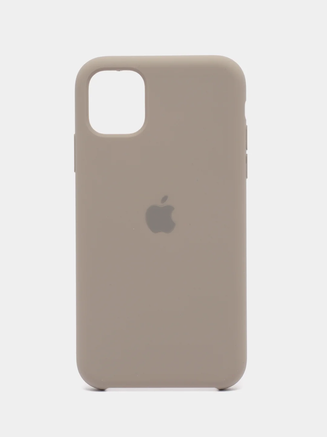 Бежевый меланж чехол для iPhone 11, 11 Pro, 11 Pro Max, силиконовый. с логотипом, для смартфона