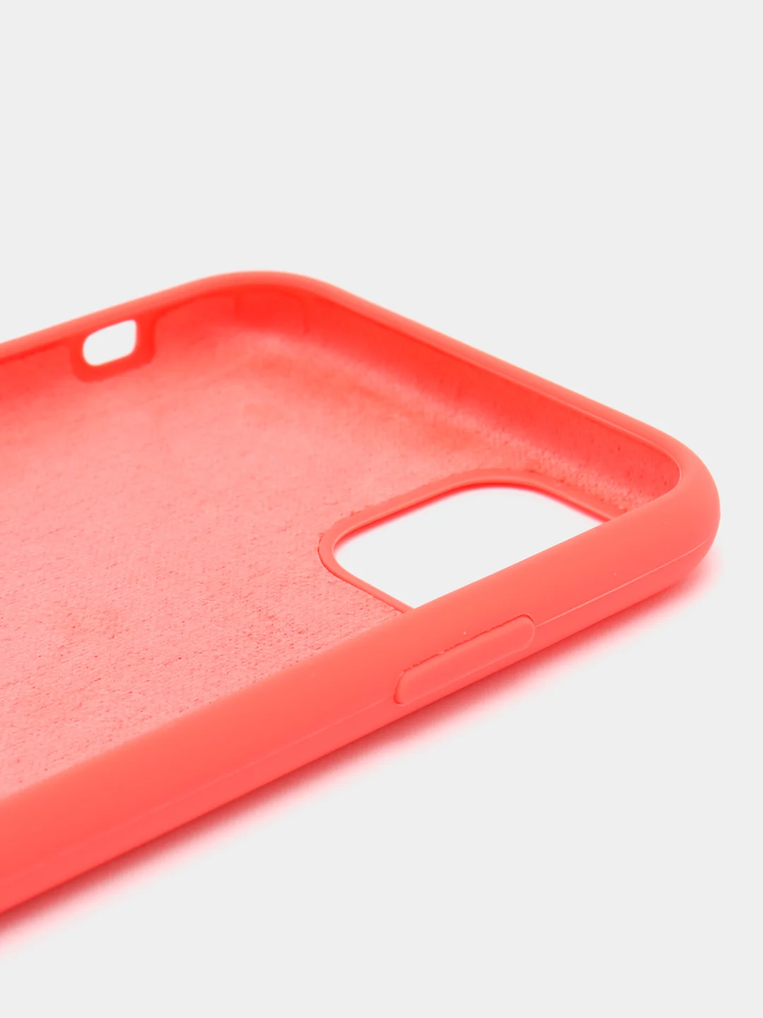 Алый чехол для iPhone 11, 11 Pro, 11 Pro Max, силиконовый. с логотипом, для смартфона