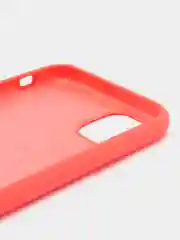 Алый чехол для iPhone 11, 11 Pro, 11 Pro Max, силиконовый. с логотипом, для смартфона