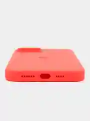 Алый чехол для iPhone 12, 13, 14 MINI PRO MAX PLUS силиконовый с логотипом, для смартфона Apple