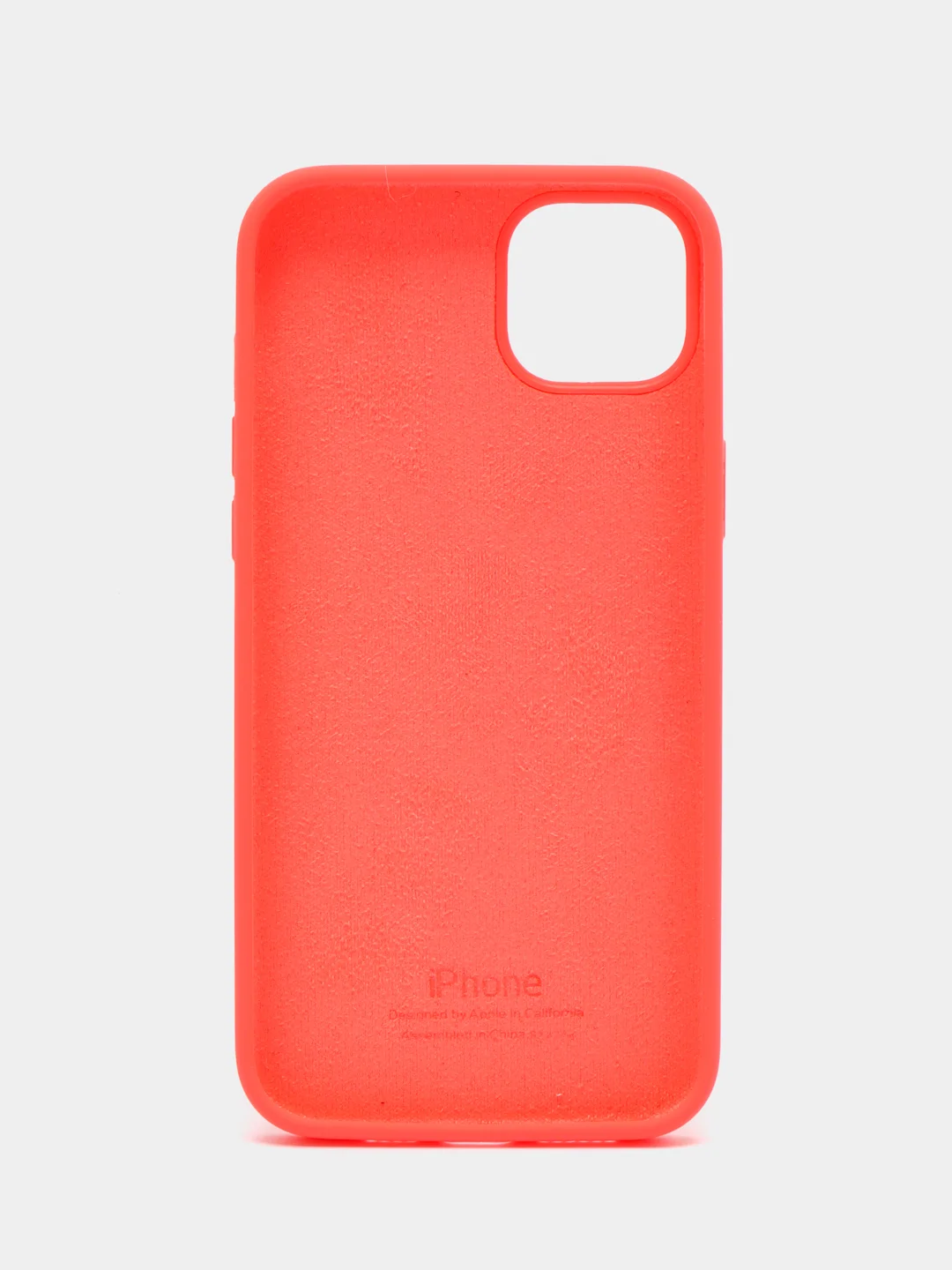 Алый чехол для iPhone 12, 13, 14 MINI PRO MAX PLUS силиконовый с логотипом, для смартфона Apple