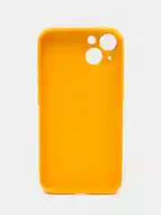 Горчичный силиконовый чехол на iPhone 13, 13 Pro, 13 Pro Max, со стеклянной панелью