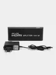 HDMI 1x4 порта 4K 3D сплиттер, разветвитель, коммутатор