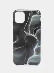 Хром чехол для iPhone 11, 12, 13 Pro, XR, XS, X, 11 Pro Max, мраморный, противоударный