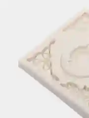 Розовый силиконовый молд "Уголки рамок и брошь"