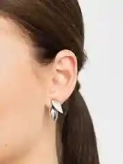 Серьги. Серьги листья. Гвоздики