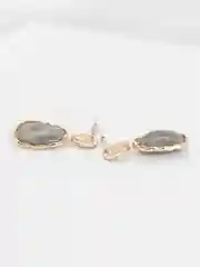 Зелёный хаки серьги женские, сережки вечерние, подарок на Новый год