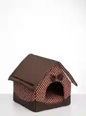 Домик для кошек и собак мелких пород LOORI дом со съемной крышей и подушкой