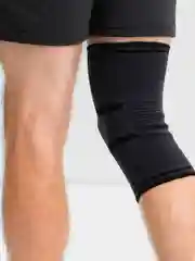 Черный наколенники спортивные, суппорт колена эластичный
