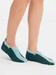 Лесной зеленый носки следки вязаные