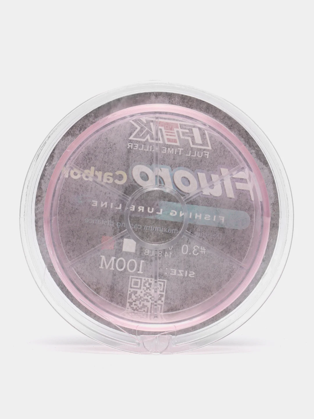 Розовый леска рыболовная нейлоновая FluoroCarbon, 100 м