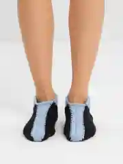 Черный носки следки вязаные