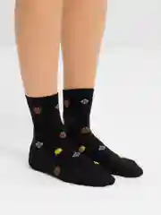 Черный носки зимние, новогодние, унисекс