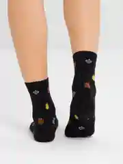 Черный носки зимние, новогодние, унисекс