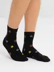 Черный носки зимние, новогодние, унисекс