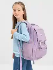 Сиреневый рюкзак школьный