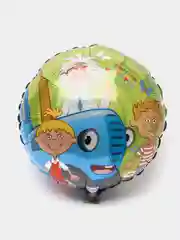 Зеленый синий Трактор